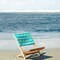 Duck Covers Bamboo Beach Chair, Real Teal Palm DRTCH2522 - alternate 4